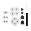 1 Set of Conductive Silicone Rubber Pad with Screwdriver Compatible for PS4 Controller