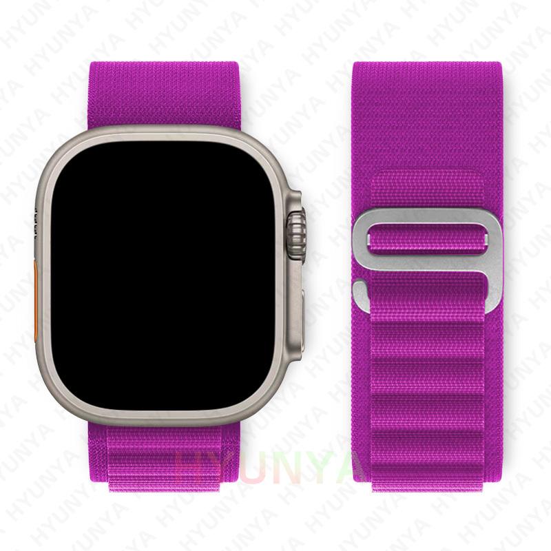 Alpine Λουράκι για Apple Watch Band Σειρά 10 9 8 7 SE Ultra 2 41mm 42mm 45mm 46mm 49mm 40mm 44mm IWatch Correa Λουράκι Ρολόι Βραχιόλι