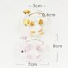 Mini Golden Bean Borosilicate Glass Piggy Bank & Wishing Bottle