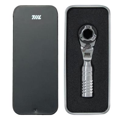 Mini Ratchet Wrench TG  World's Smallest 1/4 Inch EDC Ratchet Wrench, Stainless Steel, Dual Head Bit Compatible