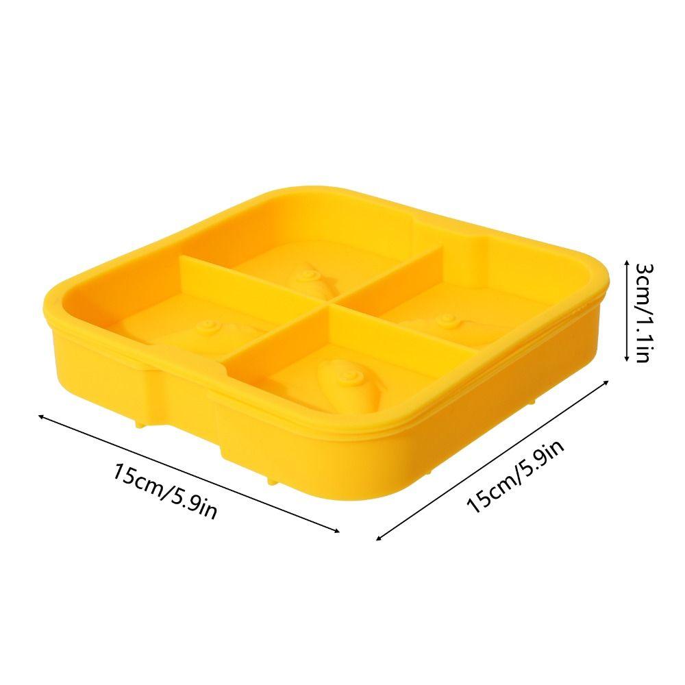 Stampo per Ghiaccio in Silicone a Forma di Squalo 4 Fori Facile da Sformare Stampo per Ghiaccioli Silicone per Uso Alimentare Novità Macchina per il Ghiaccio Accessori da Cucina