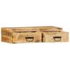 TV Wall Cabinet 80x30x19 Cm Rough Mango Wood
