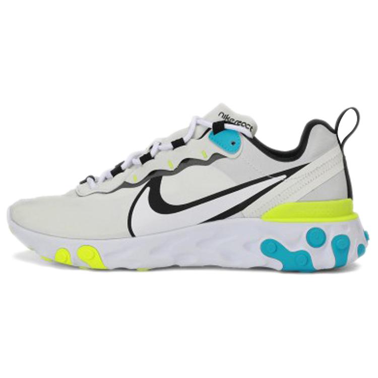 Nové Nike React Element 55 'White Blue Fury Volt' CZ8652-104