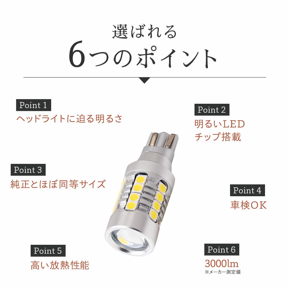 HID-YA S25 5760x (Lux) LED Back Lamp, Explosive Light, Single Backward Light, 12 V,