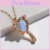 In Spired Heart Shaped Necklace With Copper Material And Rhinestone Accents For Daily Wear