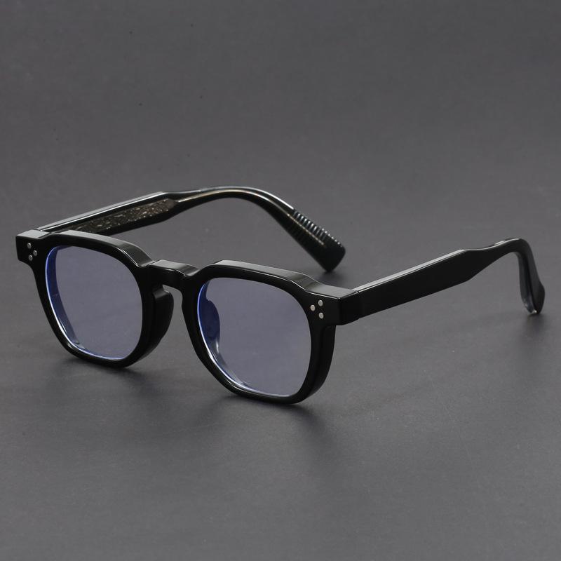 Trend Anti Blue Light Glasses Women TR90 Frame High Quality Retro Square Computer Reading Glasses Men Optical Eyewear