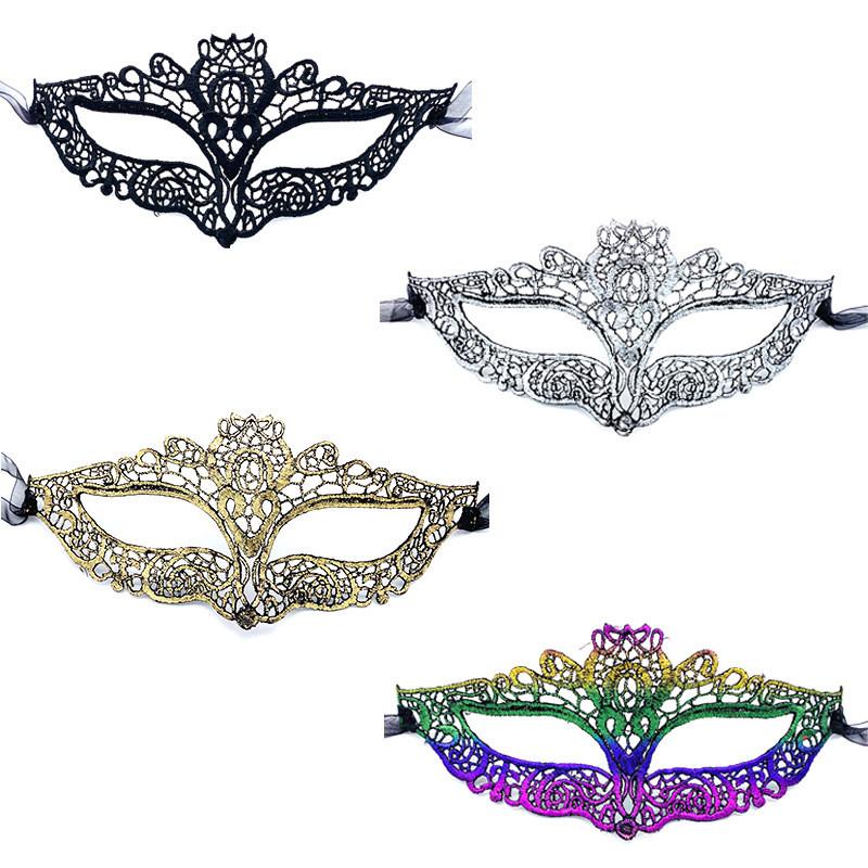 Halloween Maske Kostüm Requisiten Mit Spitze Halbgesichts Schmuck Für Erwachsene Kostümparty