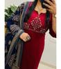 Indian Women Designer Salwar Kameez Cotton Bollywood Kurti Pant Dupatta Set Top Tunic Dress