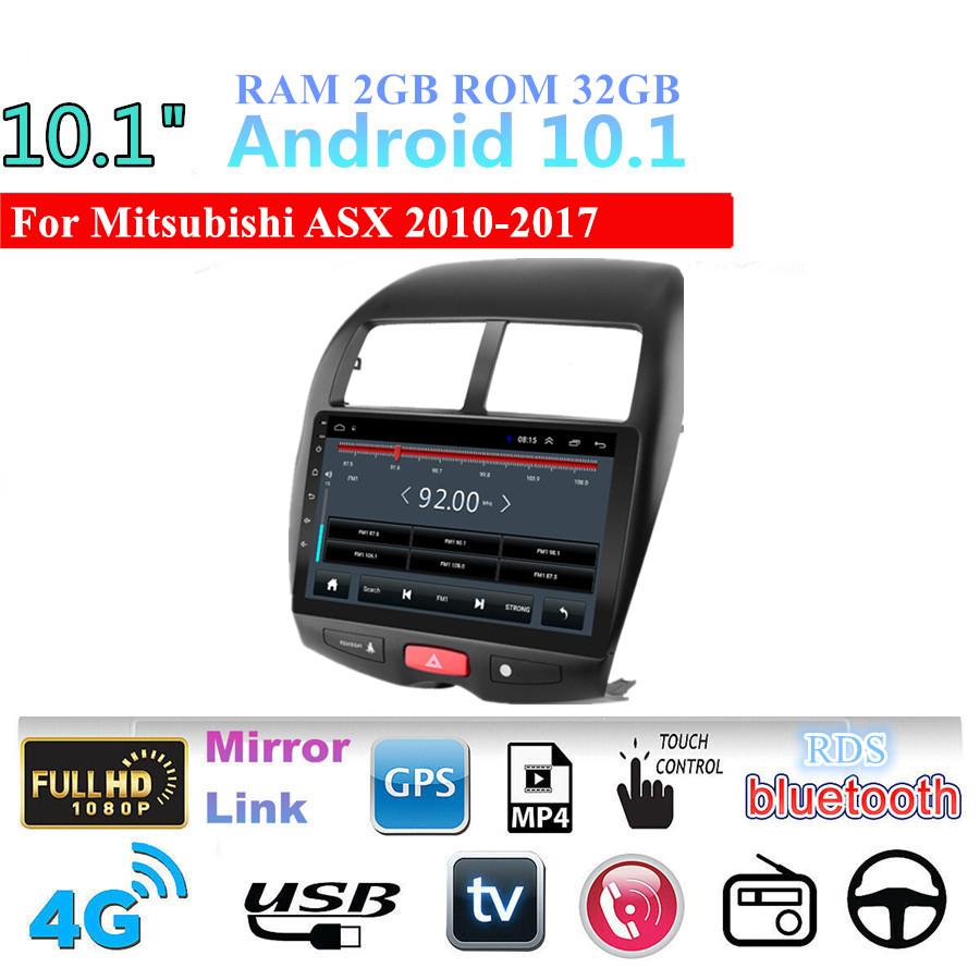 10.1" 2+32G Car Stereo Radio GPS Navi WiFi OBD RDS For 2010-2017 Mitsubishi ASX