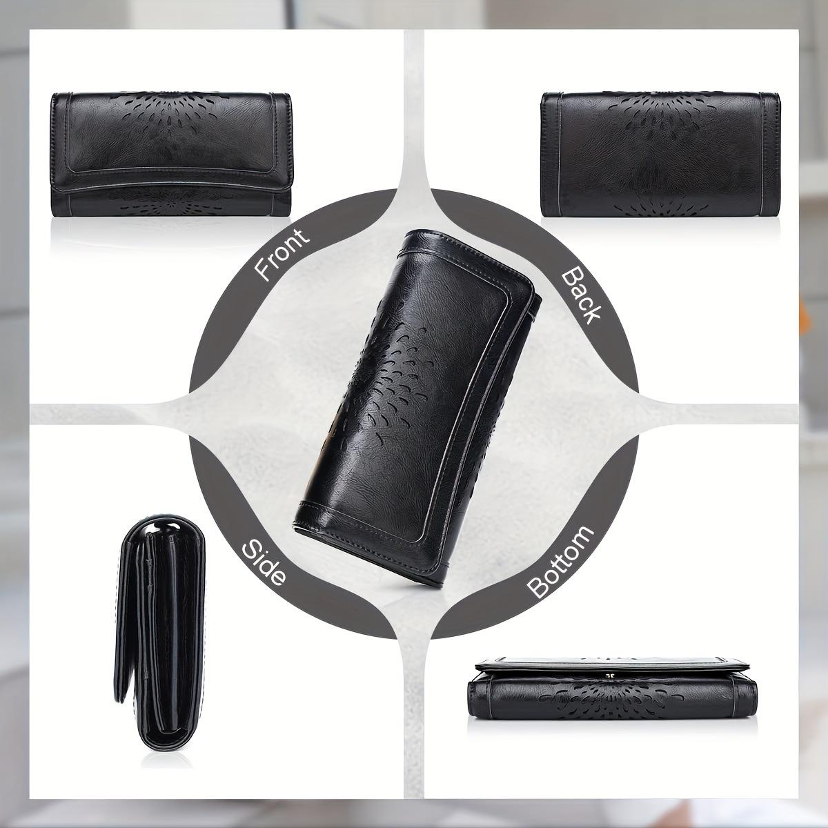 Винтажный кошелек с блокировкой RFID — фото 4