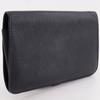 HERMES Dogon GM Purse Black / Gold Hardware Taurillon Clemence unisex Used