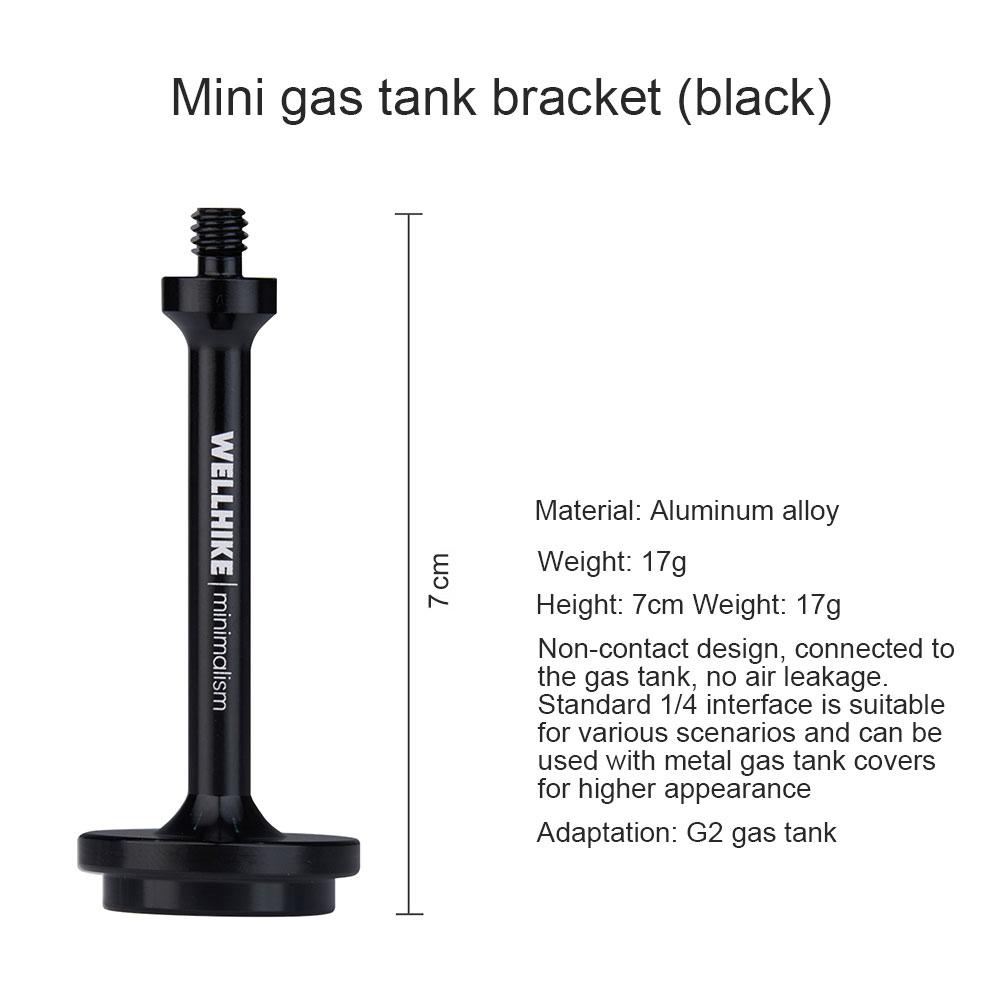 Lantern Gas Tank Bracket Camping Gas Tank Adapter Portable Lanterns Extension Rod Aluminium Alloy Versatile for Camping Hiking