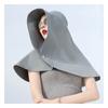 Women Sun Protection Fishing Hat Wide Brim UV Protection Sun Protection Hat for Summer Hiking Gardening Neck Protection Gray