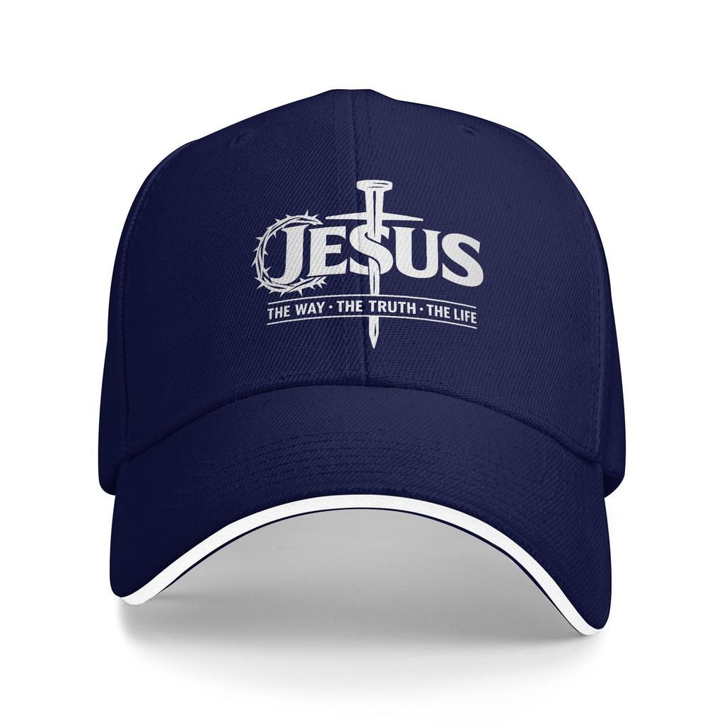 Gorra de Béisbol Jesucristo El Camino La Verdad La Vida Gorras Hip Hop de Moda Verano Unisex Hombres Deporte al Aire Libre Gorras de Béisbol