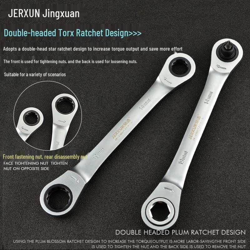 JERXUN Ratchet Socket Wrench Set