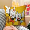 Cartoon Game CCuphead Personalized Pillow Cover Kids Bedroom Wild Party Decor Pillowcase Kid Birthday Shower Gift
