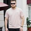 Plus Size Shirts for Men Plus Size Crew Neck Cotton Short Sleeve Summer T Shirts Casual Pocket Solid Color Tee M-6XL