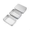 Boîte à Savon de Voyage en Aluminium avec Couvercle, Porte-Savon, Étanche, Métal Léger Auto-égouttant pour la Salle de Sport, la Maison