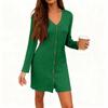 Eng anliegendes Strickkleid für Damen