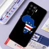 Cape Verde Flag Coat of Arms For Oppo A60 A80 A40 A94 A74 A54 A15 A18 A38 A58 A78 A98 A16 A76 A96 A57 A17 A77 A5 Pro Case