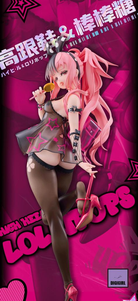 DIGIGIRL High Heels Lollipop Scale PVC ABS Painted Finished Figure & 1/6 &