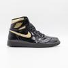 555088-032 Nike Air Jordan 1 Retro High OG Black Metallic Gold Patent (Men's)