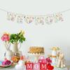 Mother’s Day Decoration Flag - Vibranted Color Bunting Supplies for Creating Celebration for Moms
