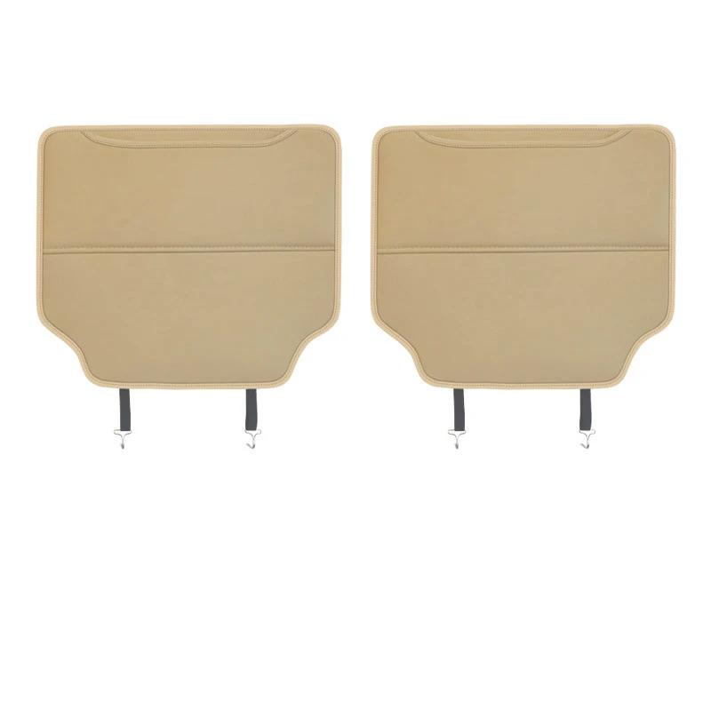 2PCS Car Seat Kid Protector Anti-Kick Mat Pad Car Seat Back Cover Protector For Kids Children Waterproof Mat storage Bag