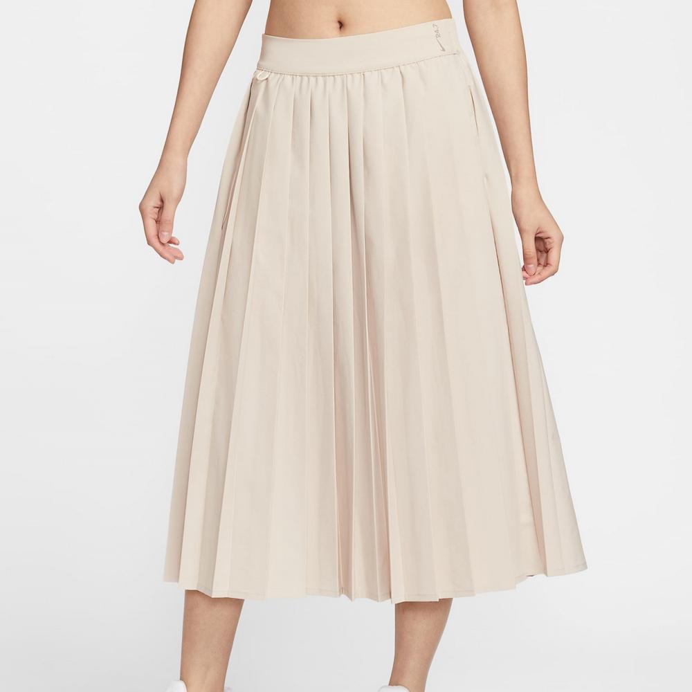 Nike SS25 Casual Long Skirt Women's Light Khaki HQ8154-104