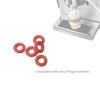 7.15*3.55*1.8MM Coffee Machine Pressure Tube Seal Ring Silicone O-Ring Compatible with Saeco Philips 3
