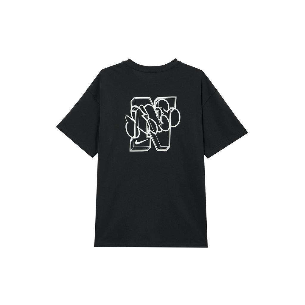 Nike T Shirts Men's Black Crew Neck Moderate HJ3407-010