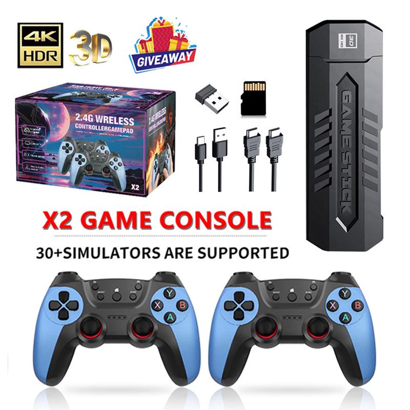 Selected Model X2 Blue GD10 4K Gaming Console with Dual Wireless HD Connection