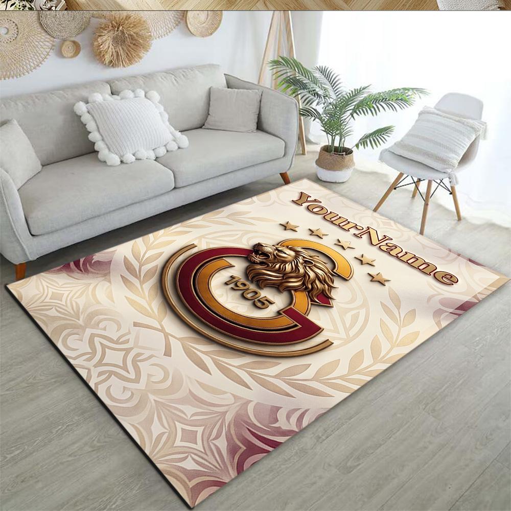 Galatasaray Personalized Text Floor Mat Perfect For Hallway Dining Room Living Rooms Decorate Room Antislip Carpet Office Home Decor