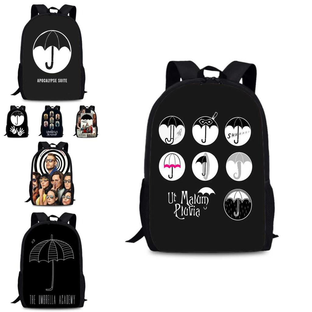 Umbrella Academy Backpack For Elementary School Stylish Durable And Breathable Oxford Cloth Design