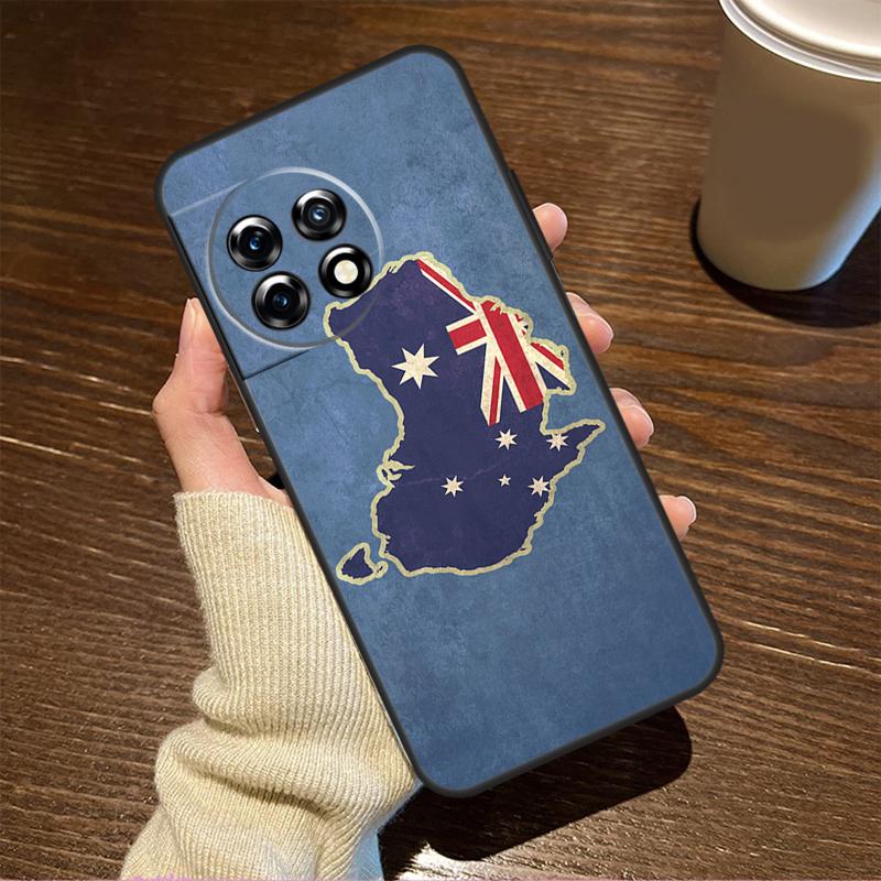 Australia Flag For OnePlus 15R 13 12 11 9 Pro 12R 13R 10T 13T Case For OnePlus Nord 5 CE 2 3 4 Lite N20 N30