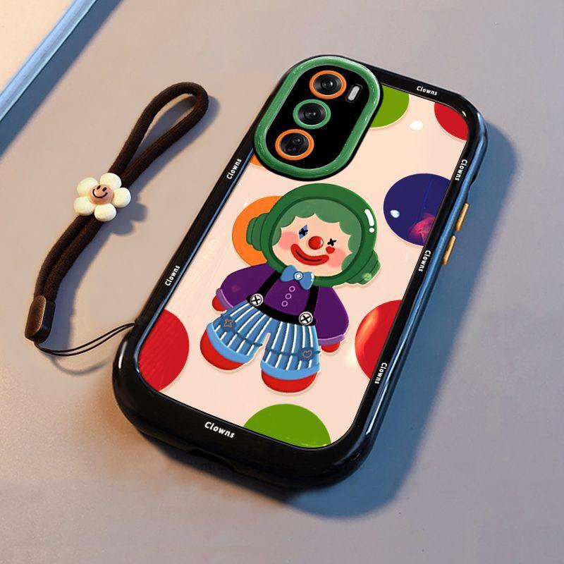 Full Coverage Shockproof Phone Case OPPO Reno 12 Pro Cartoon Style Minimalist Design OPPO Reno 12