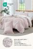 MILDLY Bedding Stylish Cotton Duvet Cover Rose Soft To the Jacquard Sophisticated Bed Cover Perfect for Personal or The Duvet Cover Features 8 Secure
