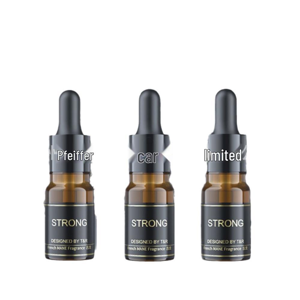 Car Air Freshener Set: Aromatherapy Essential Oils In Three Scents - Flower, Ocean, and Cologne