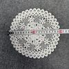 New French Retro Water-soluble Lace Placemat White Round Hollow Heavy Industry Embroidery Table Mat