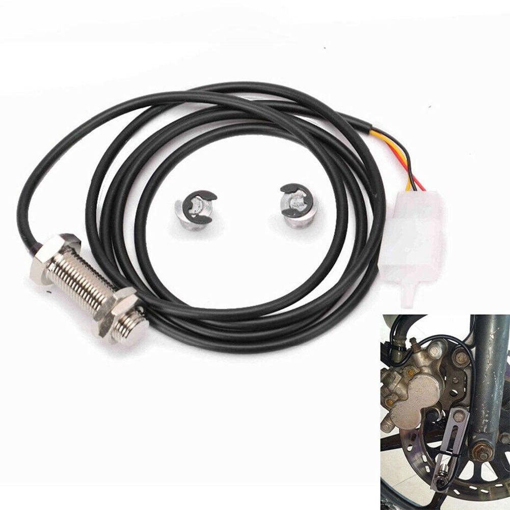 Digital Motorcycle Speedometer & Tachometer with Sensor and Bracket