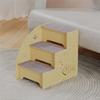 A84E-Pet Ladder, Elderly Cat And Dog Bed Ladder, Sofa Ladder, Dog Steps Wooden Teddy Cat Stairs