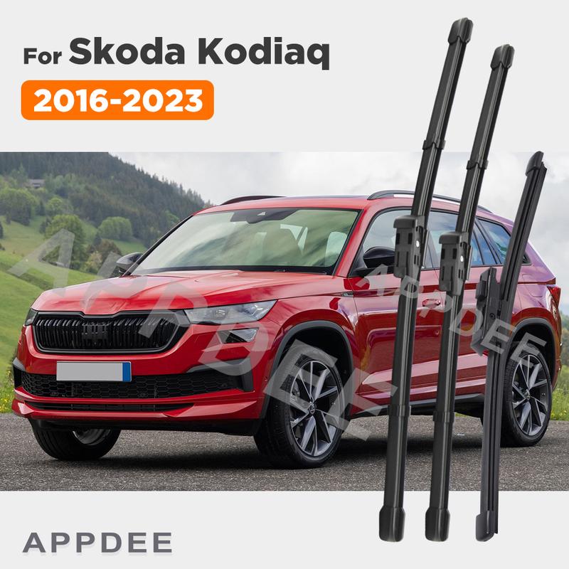 APPDEE Wiper Front & Rear Wiper Blades Set For Skoda Kodiaq 2016-2023 2022 2021 2019 2018 Windshield Windscreen Window 24"21"13"
