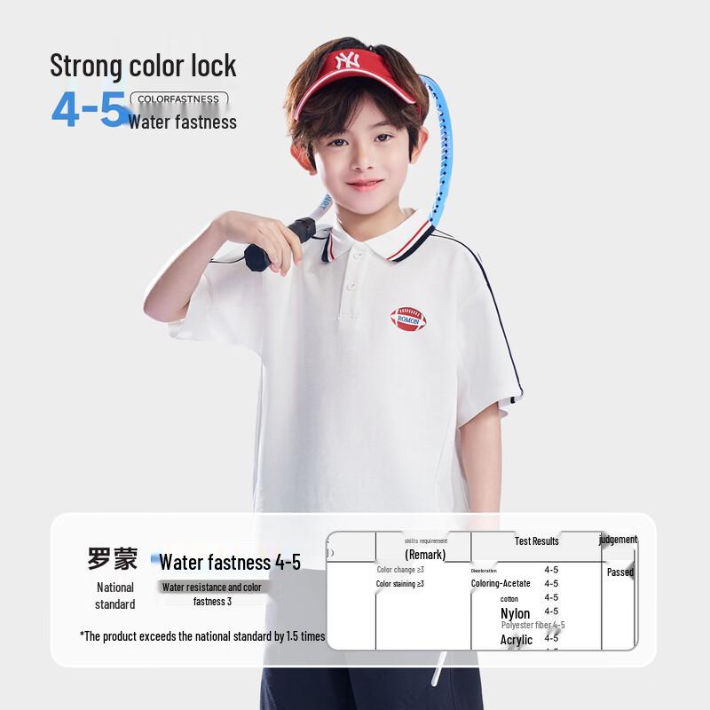 Romun Boys' Short Sleeve Casual Polo Shirt