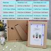 Wood Photo Frame for Picture Wall Fits Any Decor(10x15 15x20 20x25cm/A4) - Desk or Wall Hanging, Commemorative Gift, Home Decor