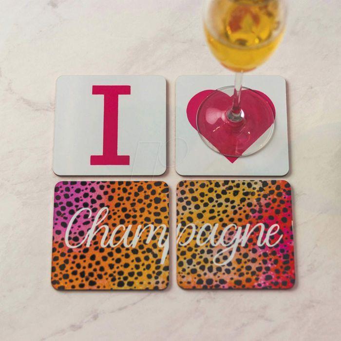 Sous-verre - CRICUT - 8 pièces - Céramique - Rond - Personnalisable