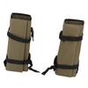 1 Pair Snake Gaiters Polyester Fiber Breathable Lightweight Snake Proof Leg Cover For Hiking Camping Mountaineering OD Green