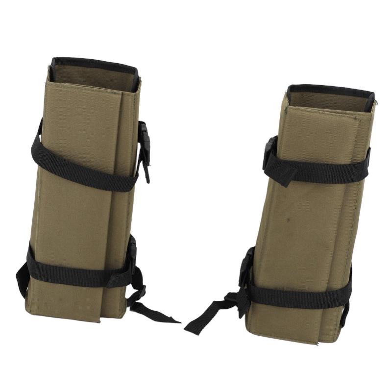1 Pair Snake Gaiters Polyester Fiber Breathable Lightweight Snake Proof Leg Cover For Hiking Camping Mountaineering OD Green