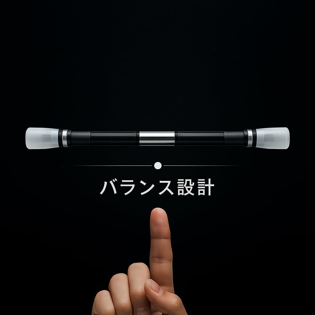 NOPE FILED Pen for Weight Length with Red Spinning, 24.5g, 22.3cm (White Shaft)