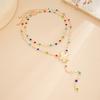 Crystal Tassel Necklace for Women Flower Rhinestone Choker Bohemian Statement Party Jewelry Gift