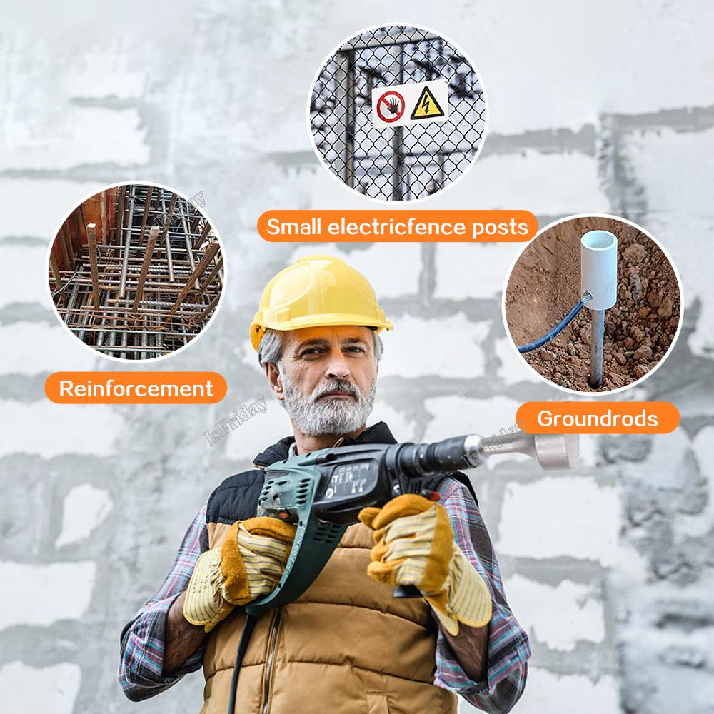 SDS-Plus Electric Hammer Head Pile Driving Edge Hammer Bolt Pipeline Installation Tools